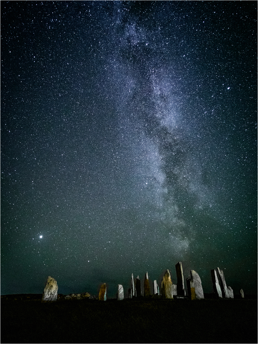 MILKY WAY OVER CALANISH by Andrew Webster ARPS