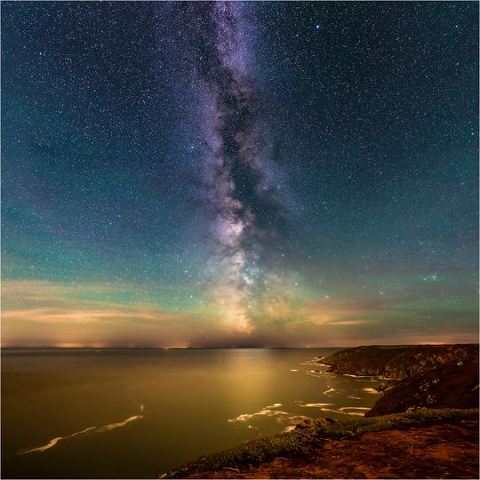 David Hindley  Milky Way over Guernsey Coast